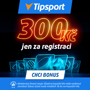 Tipsport bonus za registraci 500 Kč