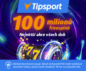 100 milionů freespinů na Tipsport.cz