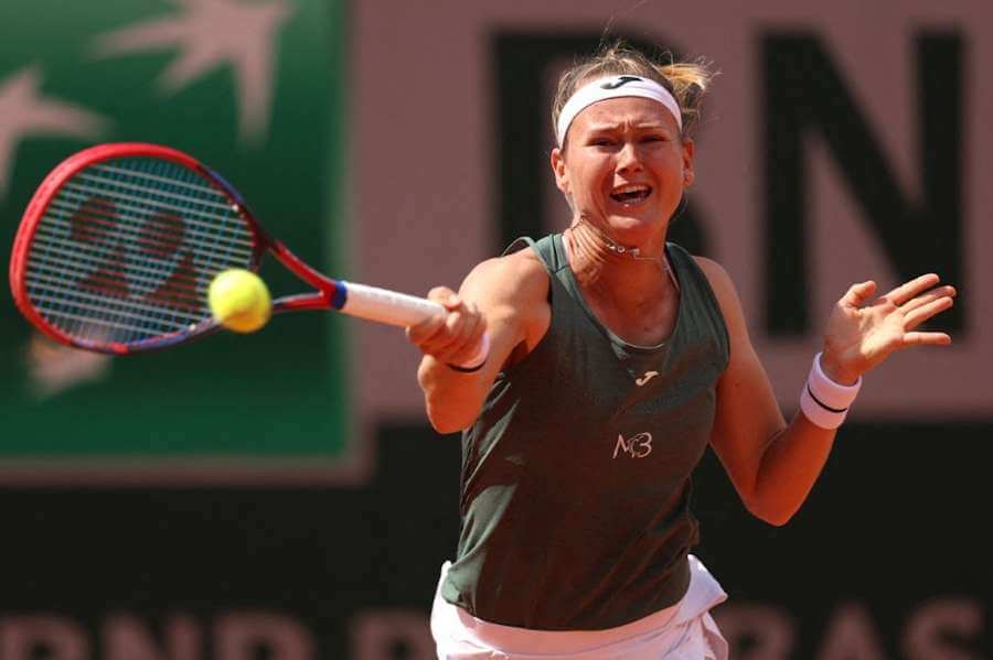 Česká tenistka Marie Bouzková na Roland Garros