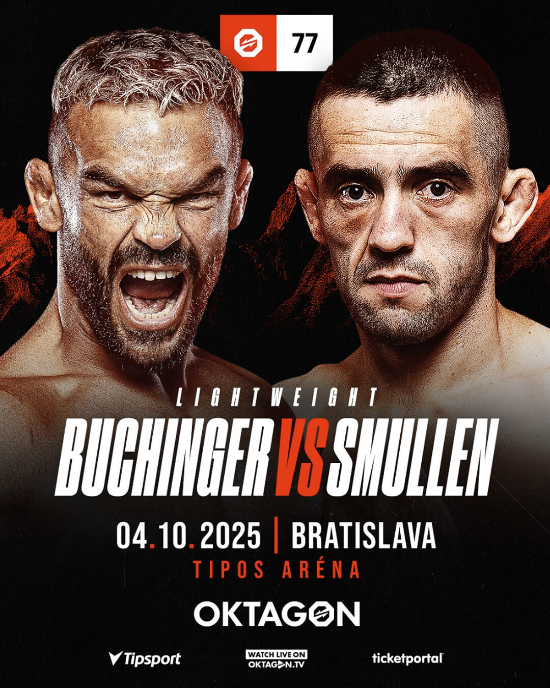 Zápas Buchinger vs. Smullen na Oktagon 77