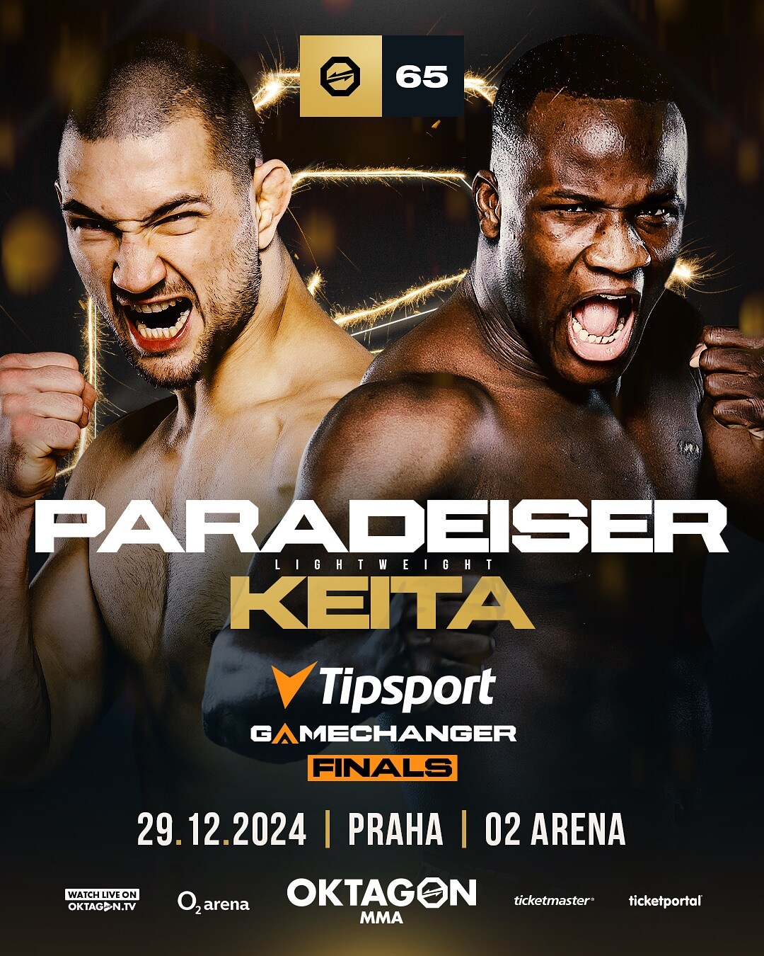 Paradeiser vs. Keita na akci Oktagon 65