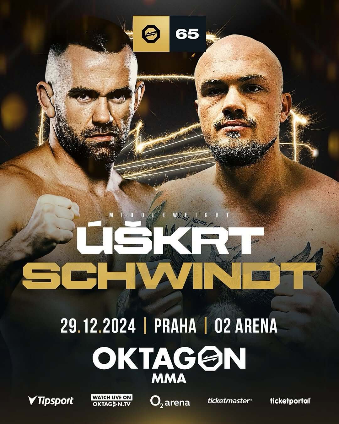 Úškrt vs. Schwindt na akci Oktagon 65