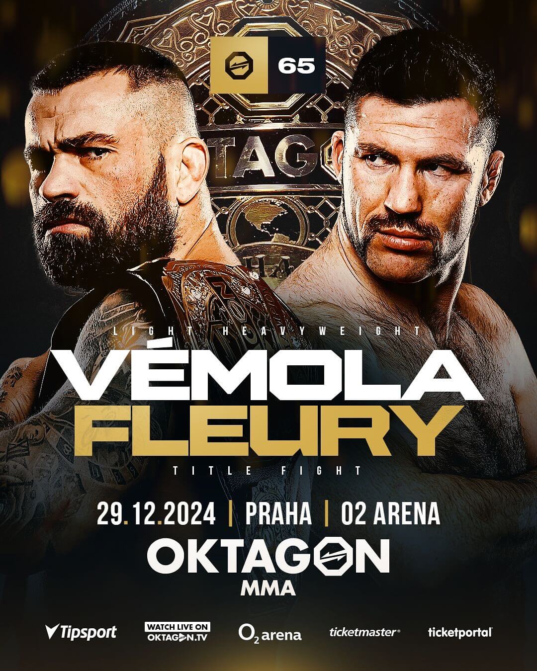 Vémola vs. Fleury na akci Oktagon 65