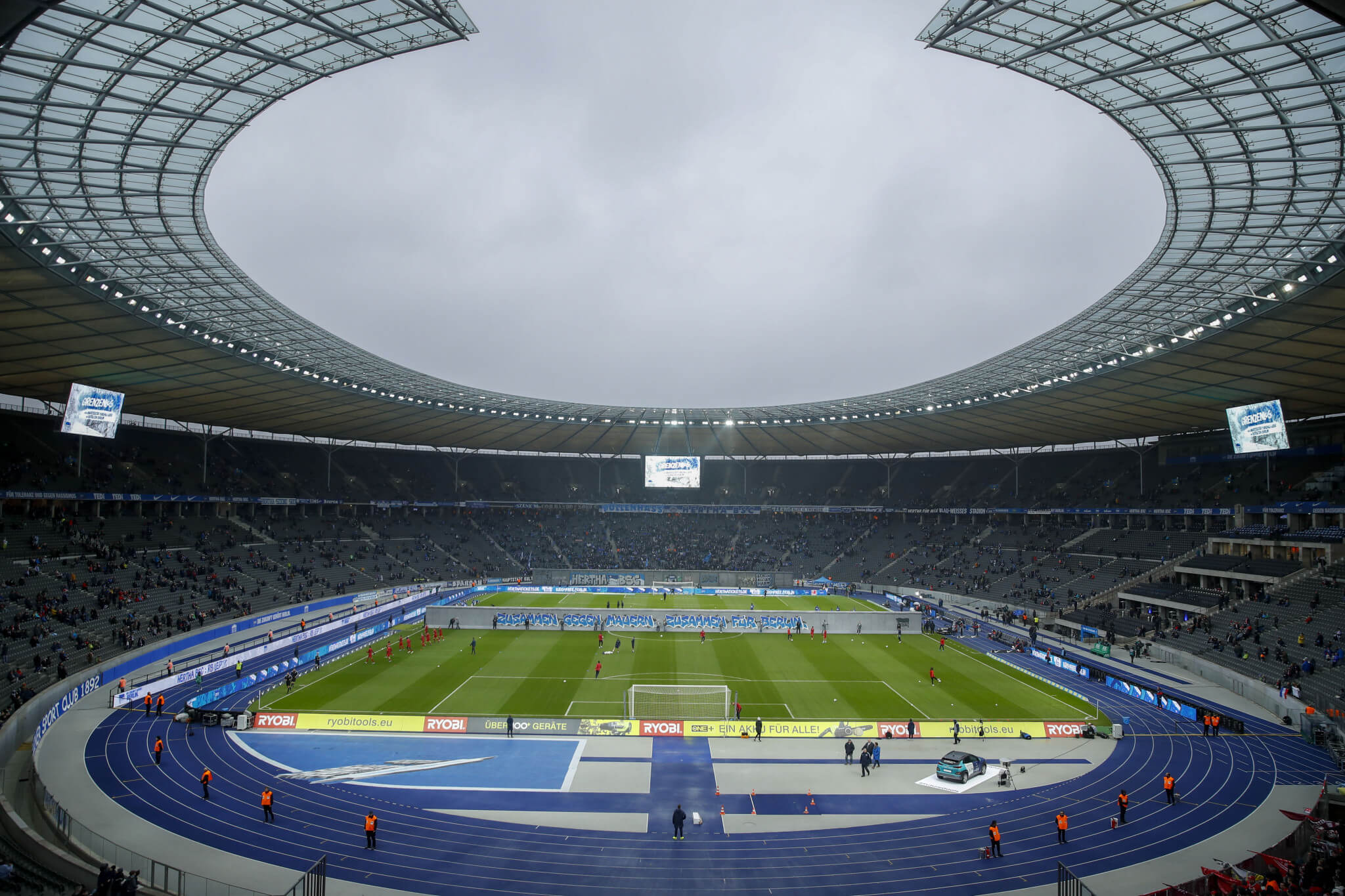 Stadion Olympiastadion v Berlíně na EURO 2024