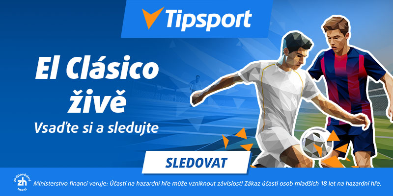 El Clasico live stream free online na TV Tipsport