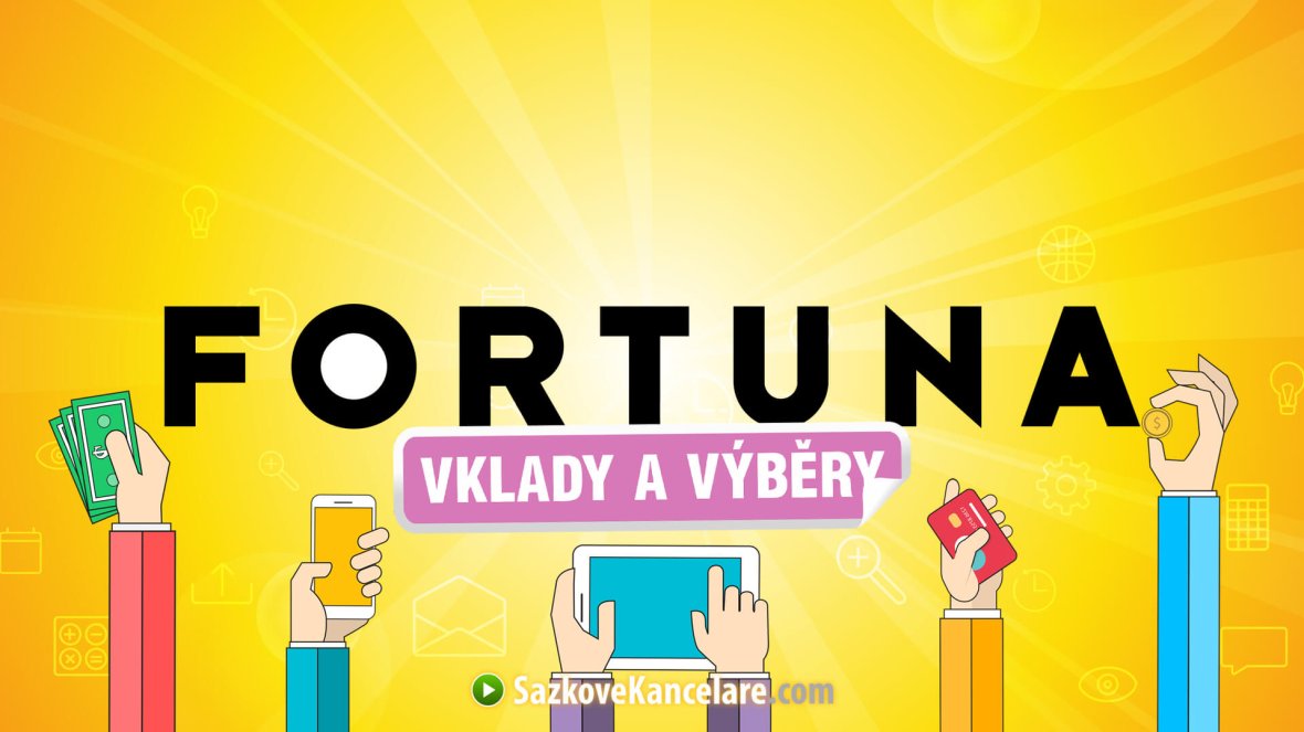 Fortuna vklady a výběry | karta, online převody, pobočka a kupony