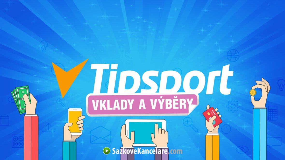 Tipsport vklady a výběry | karta, online převody, SMS a pobočka