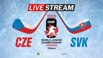 Česko – Slovensko U20 ▶️ živě v TV a LIVE stream  | MS 2025