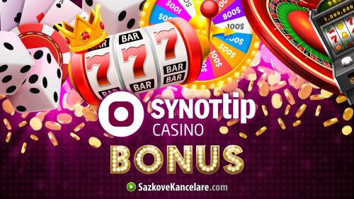 SynotTip Casino bonus ❤️ 300 free spins + 50.000 Kč + 300,- zdarma